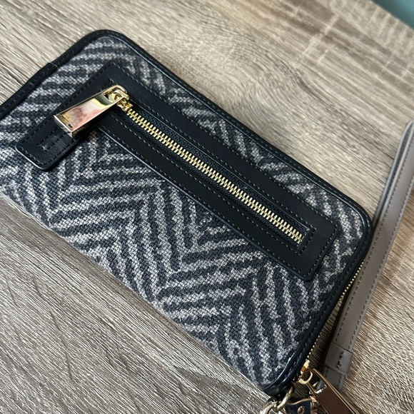 Spartina 449 Black and Gray Leather Wallet - Picture 4 of 7